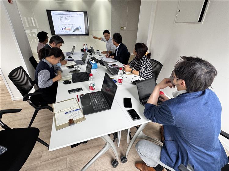 日本兵神 汽车、锂电负责人一行莅临台杏